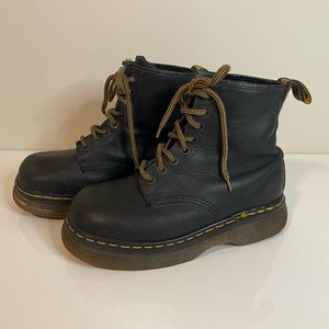 Vintage 1990s Dr Martens Black Leather Ankle Boots Unisex #2066991